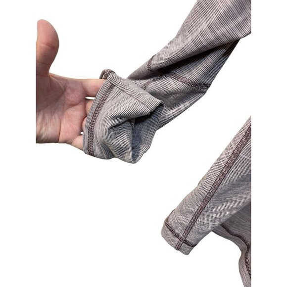 Lululemon Define Jacket Size 10 Wee Space Frosted Mulberry Black Currant Stripe - Picture 9 of 11